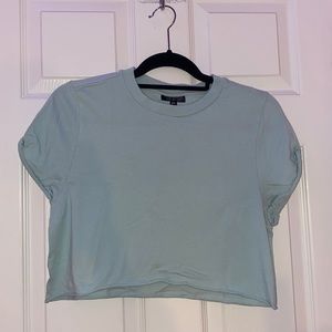 Topshop crop tshirt